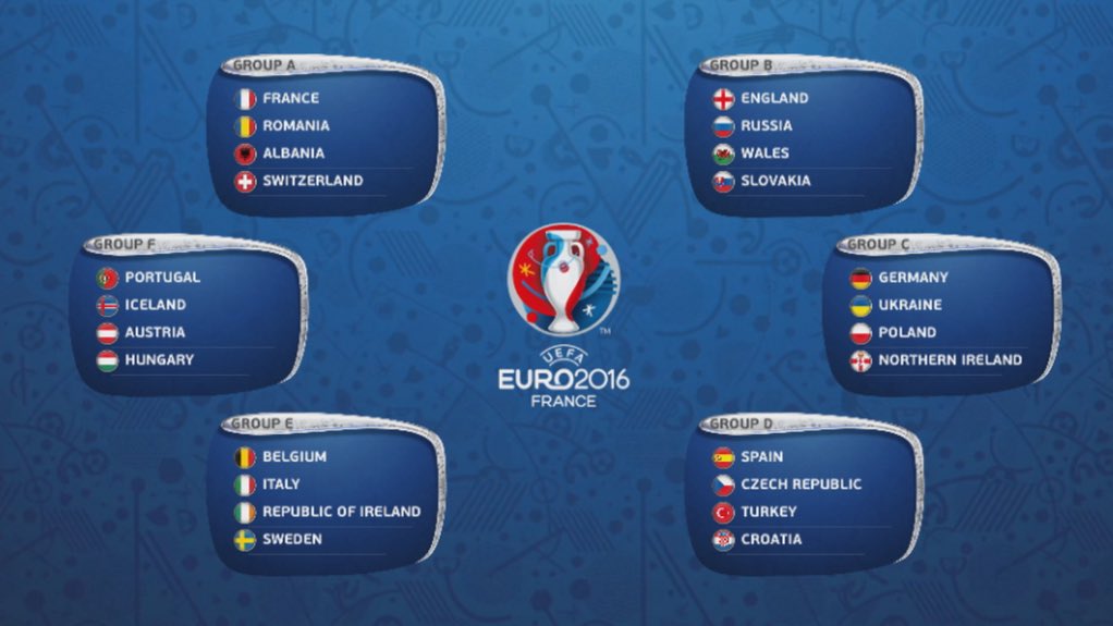 Euro 2016 programme tv