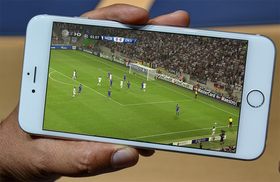Regarder un match en streaming sur iPhone ou iPad